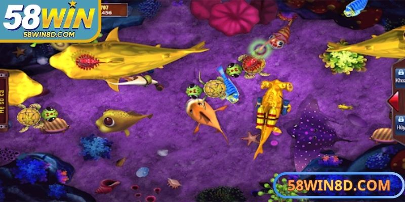 Trải nghiệm đại dương sống động trong bắn cá 58Win