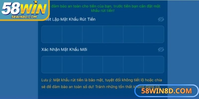 Hướng dẫn rút tiền 58Win an toàn, xác nhận chỉ trong vài phút