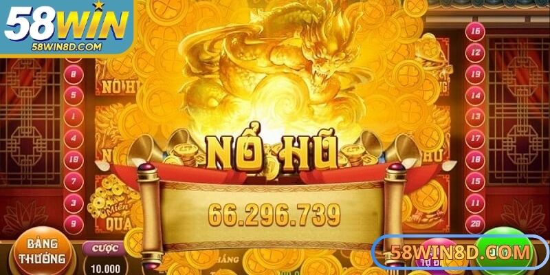 Nổ hũ 58Win giải trí sôi động, đầy sắc màu